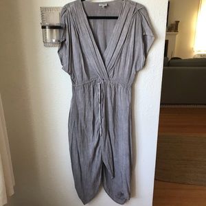 Anthropologie Drawstring Tulip Dress